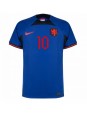 Billige Nederland Memphis Depay #10 Bortedrakt VM 2022 Kortermet